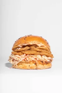 Cangre burger. Incluye papas.